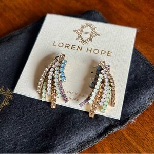 Loren Hope Trina Pastel Crystal Earrings